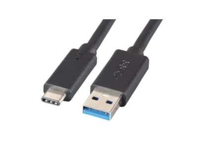 M-CAB - USB-kabel - USB typ A (hane) till 24 pin USB-C (hane) - USB 3.1 - 1 m