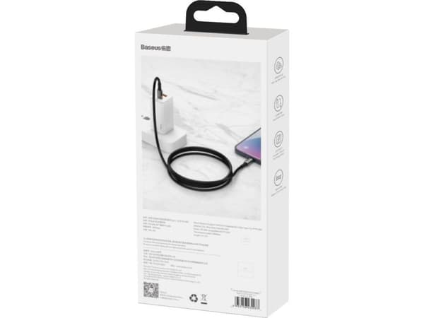 Baseus - USB-kabel - 24 pin USB-C (hane) - 1 m