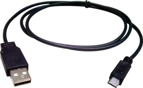 Massa USB-A - microUSB-kabel 0,8 m Svart (SB4301)