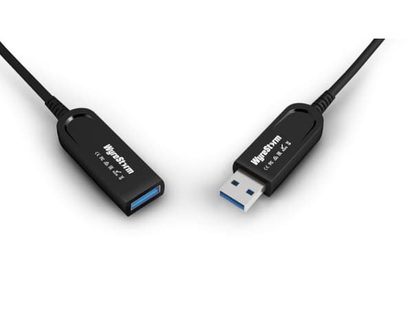 WyreStorm CAB-UAOC-15-C, 15 m, USB A, USB A, USB 3.2 Gen 2 (3.1 Gen 2), 10 Gbit/s, Svart