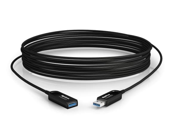 WyreStorm CAB-UAOC-15-C, 15 m, USB A, USB A, USB 3.2 Gen 2 (3.1 Gen 2), 10 Gbit/s, Svart