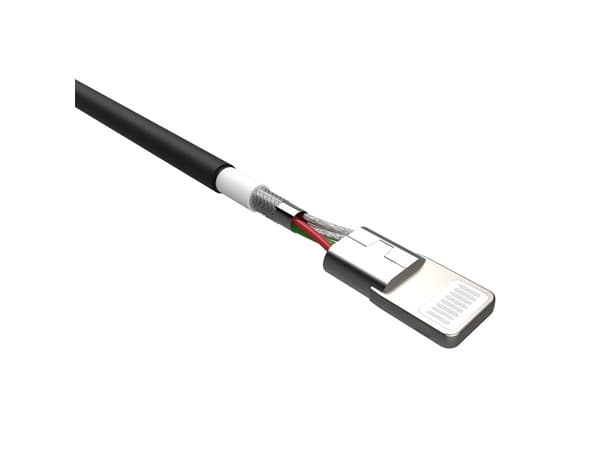 Silicon Power Boost Link PVC LK15AL - Lightning-kabel - Lightning hann til USB hann - 1 m - skjermet - hvit