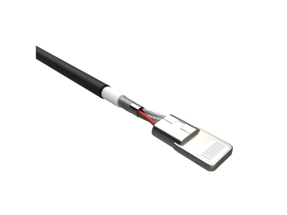 Silicon Power Boost Link PVC LK15AL - Lightning-kabel - Lightning hann til USB hann - 1 m - skjermet - hvit