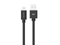 Miniatyrbilde 3 av 5: Silicon Power Boost Link PVC LK15AL - Lightning-kabel - Lightning hann til USB hann - 1 m - skjermet - svart