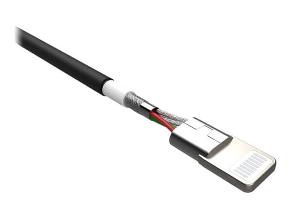 Silicon Power Boost Link PVC LK15AL - Lightning-kabel - Lightning hann til USB hann - 1 m - skjermet - svart