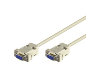 Goobay 50547, Grå, 2 m, DB-9, DB-9, Honkoppling, Honkoppling