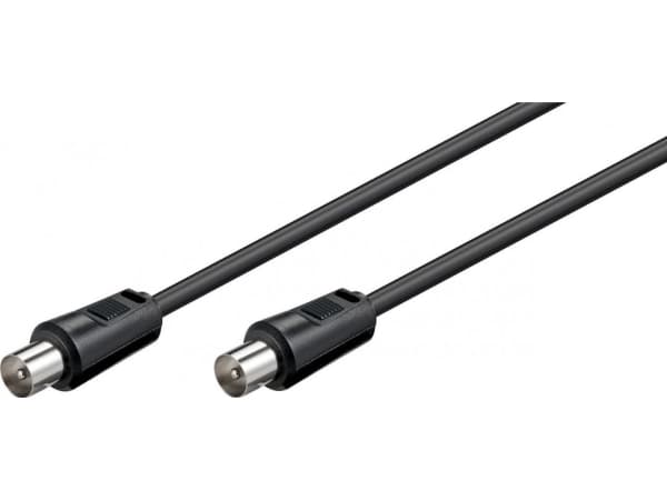 Goobay Goobay Antenna Cable (<70 dB), Double Shielded, 2.5 m,black