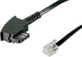 Miniatyrbild 4 av 4: Goobay 6m TAE-F/RJ11-kabel, 6 m, TAE-F, RJ11, Svart, Hanstik