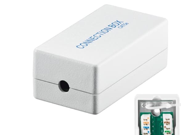 Goobay 93254, Cat5e, U/UTP (UTP), Sølv, 1 stykker