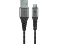 Miniatyrbild 1 av 5: Goobay 49283, 2 m, Micro-USB B, USB A, USB 2.0, Svart, Grå