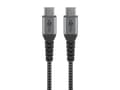 Pikkukuva 1 / 5: Goobay 49303, 2 m, USB C, USB C, USB 2.0, 480 Mbit/s, Harmaa, Hopea