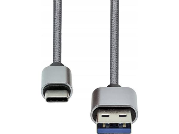 Kabel USB ProXtend USB-A - USB-C 1 m Szary (USBC-USBA3-001S)