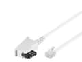 Miniatyrbild 1 av 2: TAE-F-kabel (universell pinout), vit