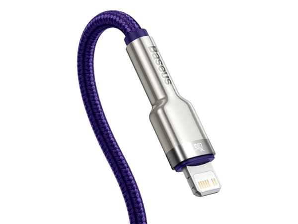 Baseus Baseus Cafule Metal Data USB cable USB Type C cable - Lightning 20 W Power Delivery 1 m purple (CATLJK-A05)