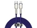 Miniatyrbild 1 av 5: Baseus Baseus Cafule Metal Data USB cable USB Type C cable - Lightning 20 W Power Delivery 1 m purple (CATLJK-A05)