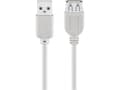 Miniatyrbilde 2 av 3: Goobay USB Verl AA 500 HiSpeed 2.0 5m, 5 m, USB A, USB A, Hankjønn/hunkjønn, Grå
