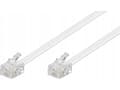 Miniatyrbild 3 av 3: Goobay 15m RJ-11-kabel, 15 m, RJ-11, RJ-11, vit, Hanstik