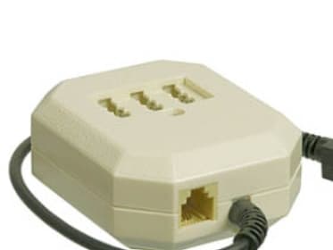 Goobay 50281, 0,2 m, TAE (F), TAE (N) + RJ-11, Beige, Sort, Hunkjønn, Hankjønn