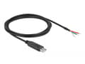 Miniatyrbilde 4 av 5: Delock - USB / seriell-kabel - USB (hann) - 2 m - stranded copper wire only - svart