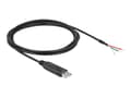 Miniatyrbilde 2 av 5: Delock - USB / seriell-kabel - USB (hann) - 2 m - stranded copper wire only - svart
