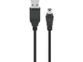 Miniatyrbild 3 av 3: Goobay DAT f/ MOT V3 mini USB, Hanstik/Hanstik, Sort