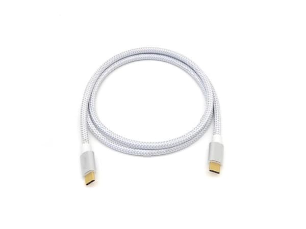 Equip 128355, 0,5 m, USB C, USB C, USB 3.2 Gen 2 (3.1 Gen 2), 10000 Mbit/s, Sølv, Hvid