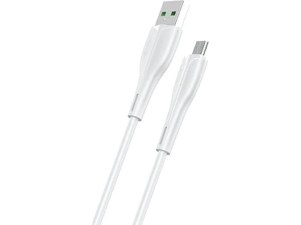 Kabel USB Usams USB-A - microUSB 1 m Biały (SJ375USB02)