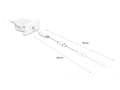 Miniatyrbilde 3 av 4: Delock - USB-kabel - USB (hann) til Micro-USB type B (hann) - USB 2.0 - 5 V - 2 A - 50 cm - tilbaketrekkbar, flat - hvit, RAL 9003