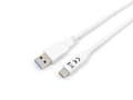 Pikkukuva 1 / 5: Equip 128364, 1 m, USB A, USB C, USB 3.2 Gen 1 (3.1 Gen 1), 5000 Mbit/s, Valkoinen