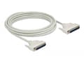 Miniatyrbilde 3 av 3: Delock - Seriell kabel - DB-37 (hann) til DB-37 (hann) - 5 m - tommelskruer - beige