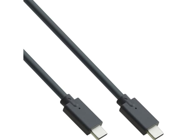 InLine 35702A, 2 m, USB C, USB C, USB 3.2 Gen 2 (3.1 Gen 2), 20 Gbit/s, Svart