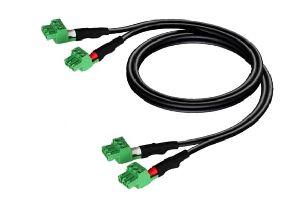 Audac CLA830 - Lydkabel - 3-pins terminalblokk til 3-pins terminalblokk - 1 m - skjermet