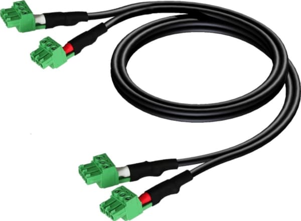Audac CLA830 - Lydkabel - 3-pins terminalblokk til 3-pins terminalblokk - 1 m - skjermet