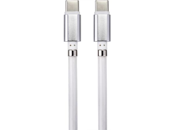 Renkforce TO-6899481, 1 m, USB C, USB C, USB 2.0, 480 Mbit/s, Valkoinen