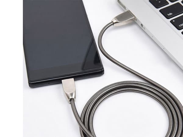 Somostel SOMOSTEL USB cable MICRO USB CABLE 2.4A QC METAL BRAIDED/METAL PLUGS SMS-BJ01 MICRO