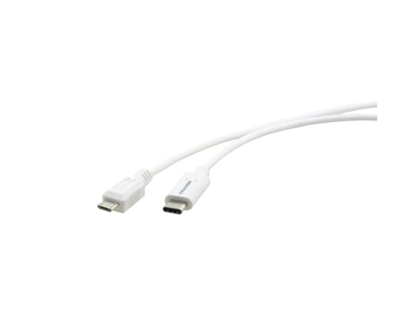 Kramer Electronics C-USB/CMICROB-6, 1,8 m, USB C, Micro-USB B, USB 2.0, 0,48 Gbit/s, Vit