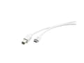 Miniatyrbild 1 av 2: Kramer Electronics C-USB/CB-6, 1,8 m, USB C, USB B, USB 2.0, 0,48 Gbit/s, Vit