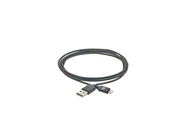 Kramer Electronics C-UA/LTN/BK-3, 0,9 m, Lightning, USB A, Svart, Rak, Rak