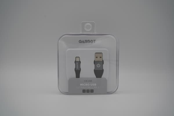 Garbot C-05-10205 USB-kablar 2 m USB A Micro-USB B Svart