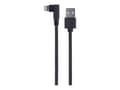 Miniatyrbild 3 av 5: Cablexpert - Lightning-adapter - USB hane till Lightning hane vinklad - 20 cm - svart