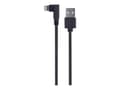 Miniatyrbild 1 av 5: Cablexpert - Lightning-adapter - USB hane till Lightning hane vinklad - 20 cm - svart
