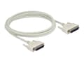 Miniatyrbilde 2 av 3: Delock - Seriell kabel - DB-25 (hann) til DB-25 (hann) - 3 m - tommelskruer - beige