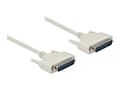 Miniatyrbilde 1 av 3: Delock - Seriell kabel - DB-25 (hann) til DB-25 (hann) - 3 m - tommelskruer - beige