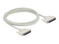 Miniatyrbild 2 av 3: Delock - Seriell kabel - DB-37 (hane) till DB-37 (hona) - 3 m - tumskruvar - beige