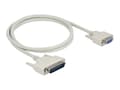 Miniatyrbilde 1 av 4: Delock - Seriell kabel - DB-25 (hann) til DB-9 (hunn) - 1 m - tommelskruer - beige