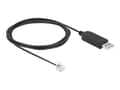 Pikkukuva 1 / 4: Delock - Sarjasovitin - USB 2.0 - RS-232 x 1 - lajittelu - lajittelu
