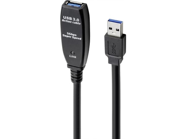Renkforce RF-4598346, 10 m, USB A, USB A, USB 3.2 Gen 1 (3.1 Gen 1), 5000 Mbit/s, Lajittelu