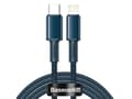 Miniatyrbilde 1 av 4: Baseus CATLGD-A03, 2 m, Lightning, USB C, Hankjønn, Hankjønn, Blå