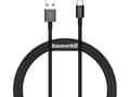 Miniatyrbild 2 av 5: Baseus CABLE USB TO USB-C 1M/BLACK CATYS-01, 1 m, USB A, USB C/Lightning, Svart