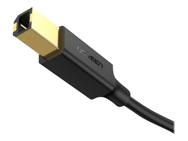 Ugreen - USB-kabel - USB typ B (hane) till USB (hane) - USB 2.0 - 5 m - svart